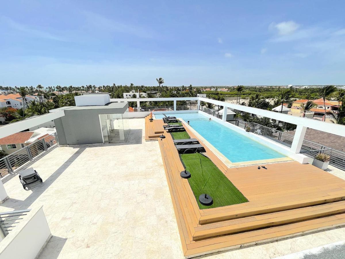 Rooftop Pool Ducassi Studio Suites Deluxe Hotel Beach Club & Spa Punta Cana Eksteriør bilde